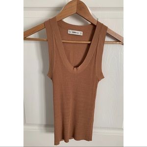 Zara knit tank top